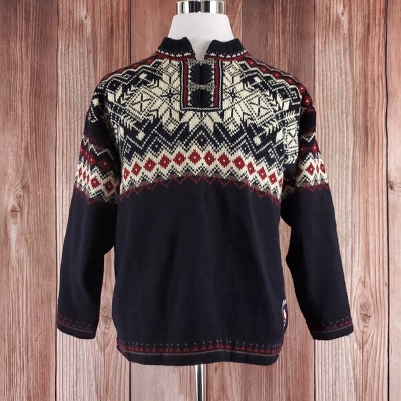 *FLAWS* Vintage Dale of Norway Size Small 1980 Lake Placid Team USA Olympic - Picture 1 of 15